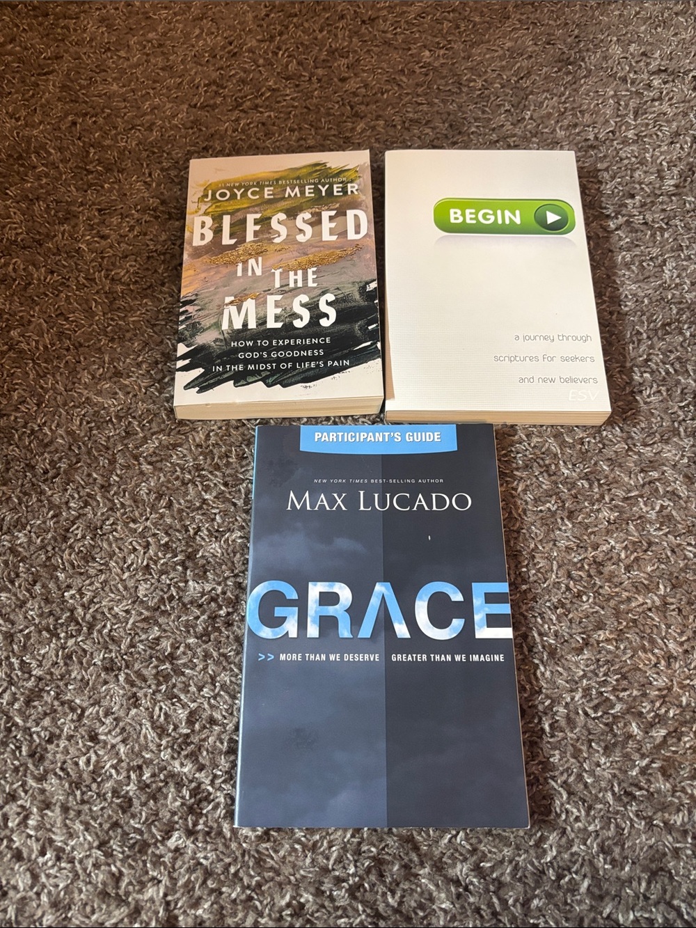 Set of 3 Religious Books/Devotionals